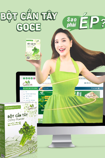 Bột Cần Tây Goce - Ổn định huyết áp